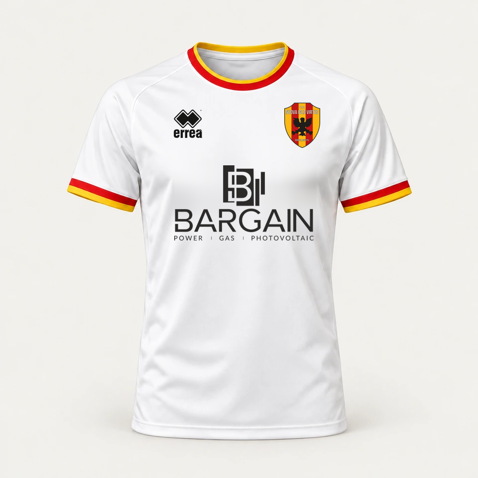 Maglia bianca · immagine IA provvisoria, da sostituire con fotografia originale