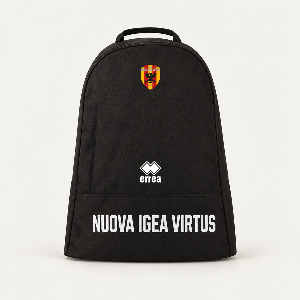 Zaino nero · immagine provvisoria elaborata con IA, da sostituire con fotografia originale