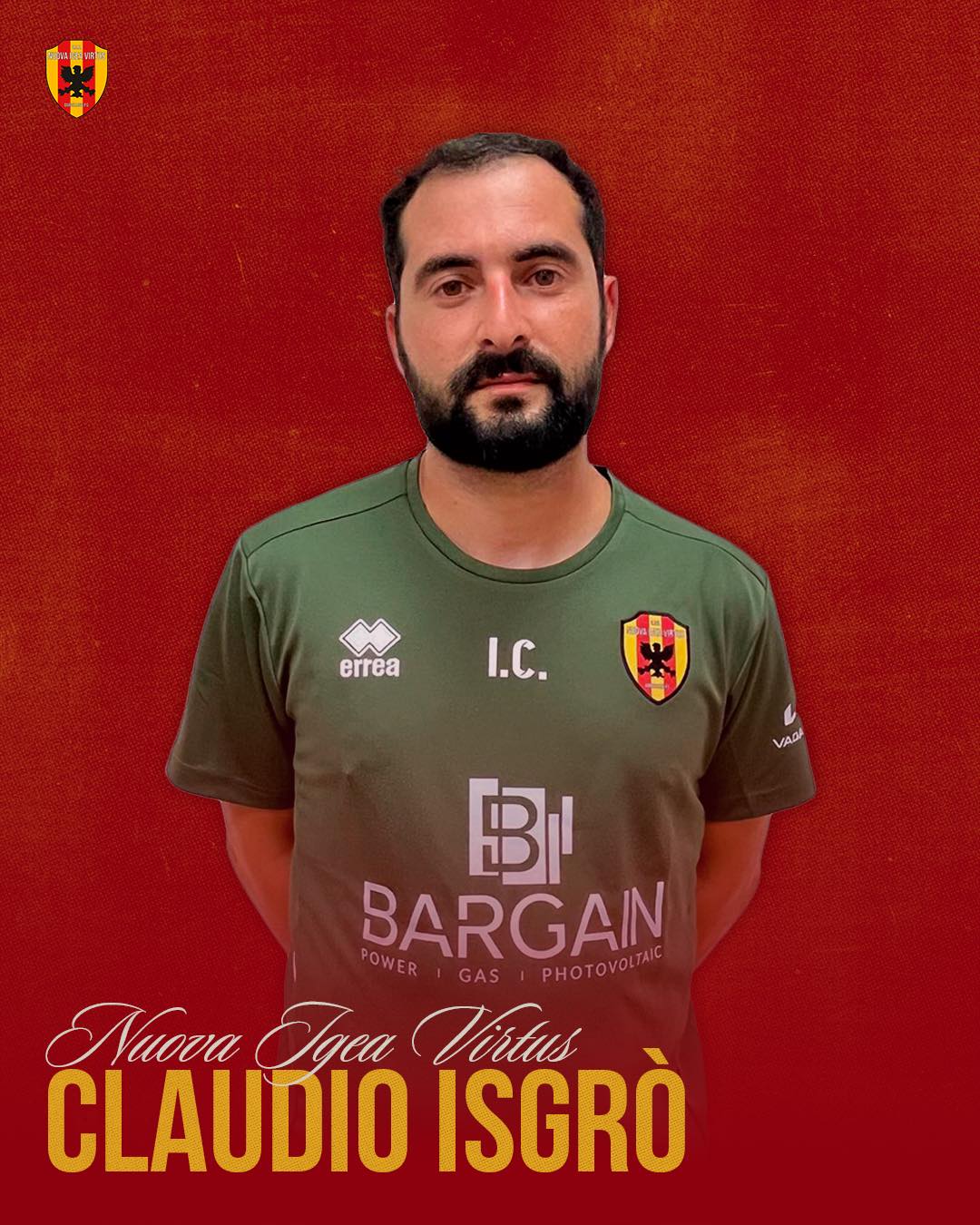 Claudio Isgrò, ritratto della presentazione ufficiale Igea