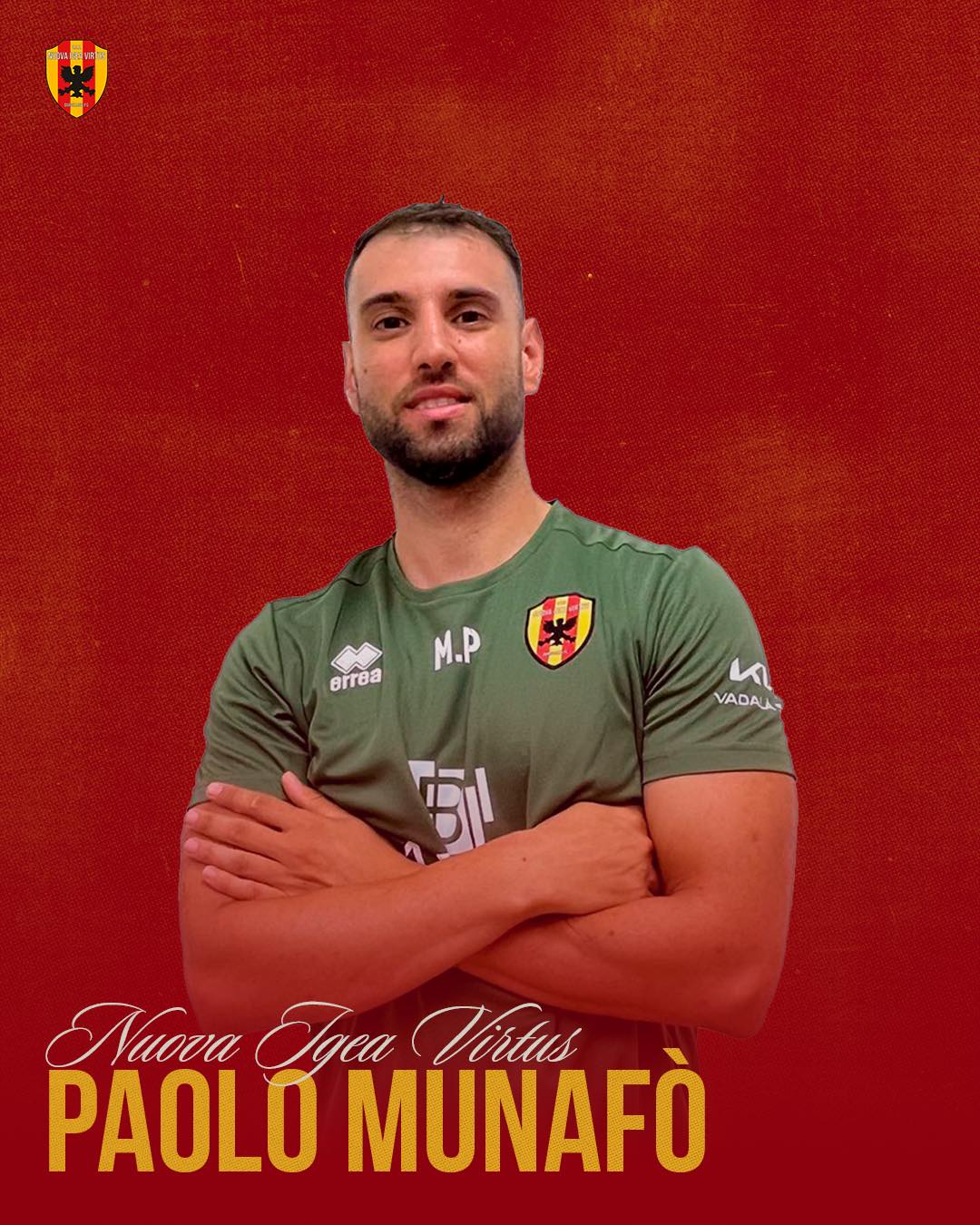 Paolo Munafò, ritratto della presentazione ufficiale Igea